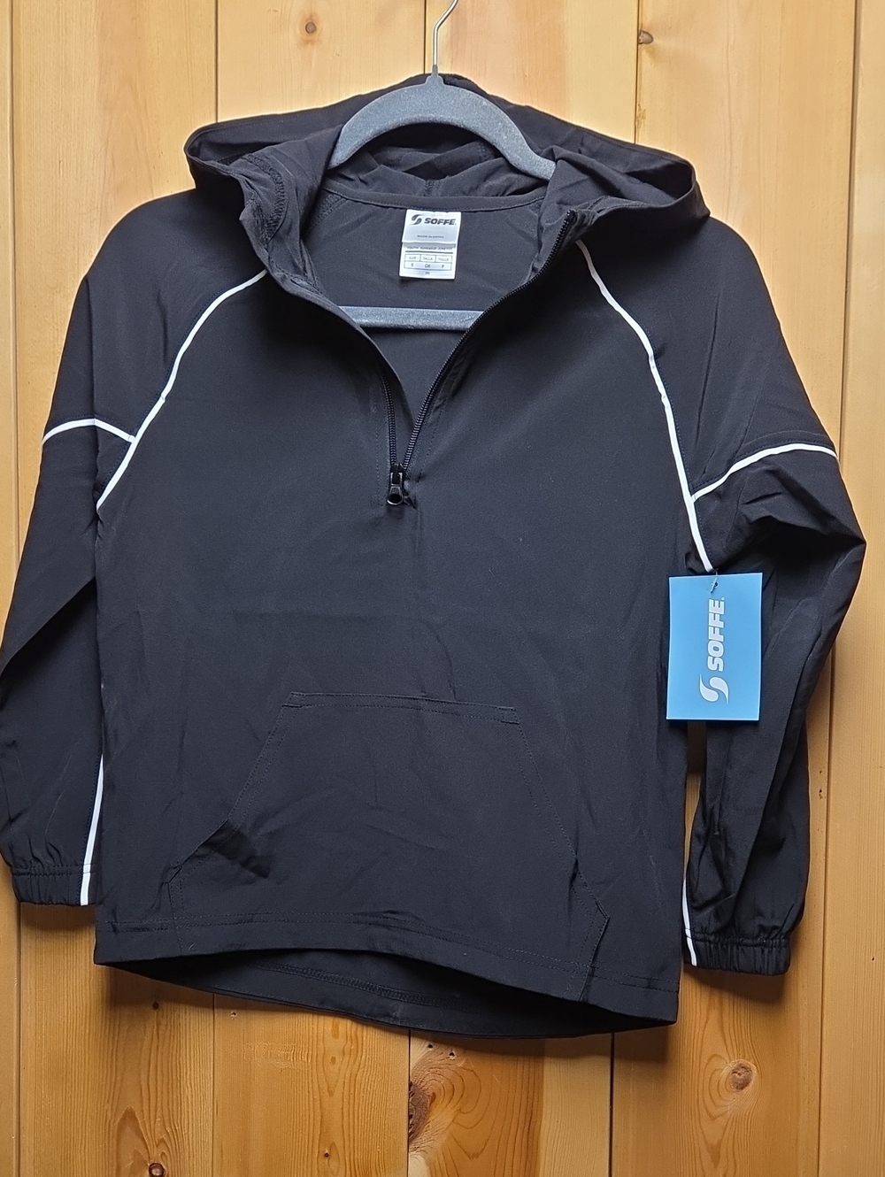 Soffe Black Track Jacket